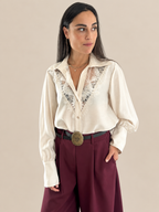 Camicia con pizzo Haveone CDM-R057