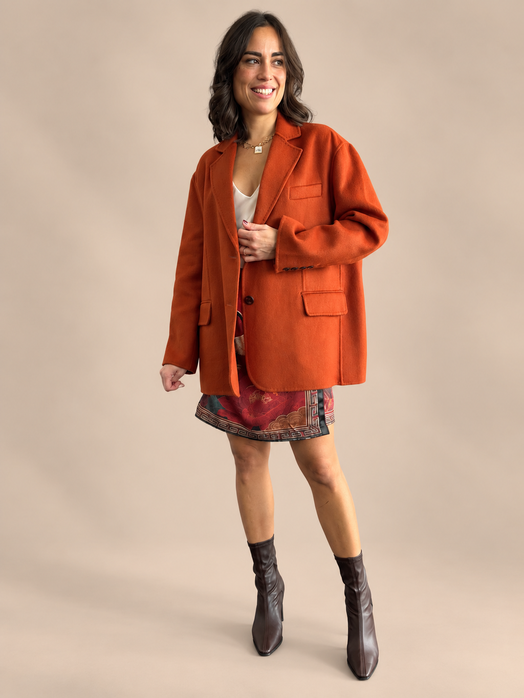 Cappotto misto lana Vicolo TAC0005