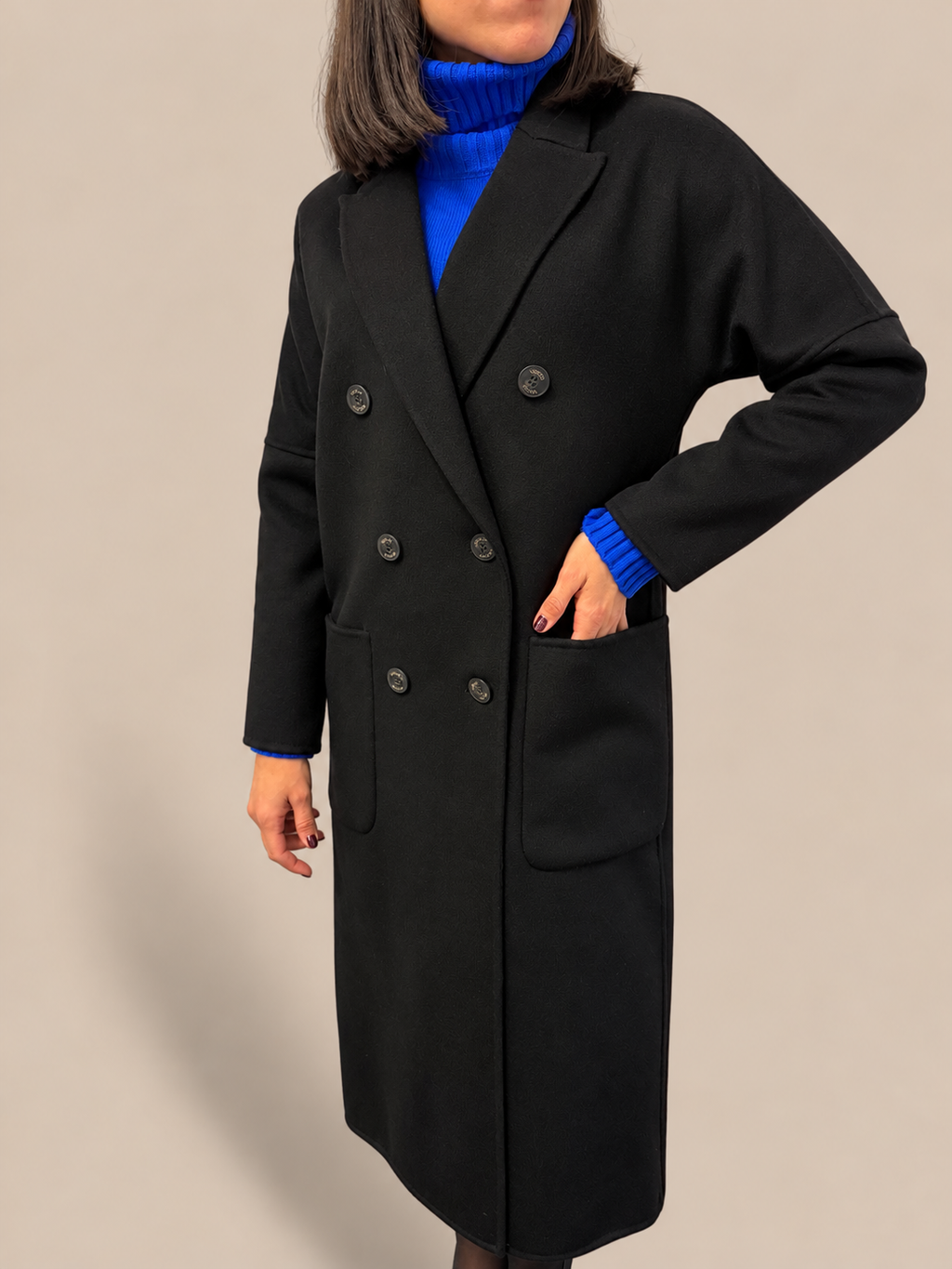 Cappotto misto lana Vicolo TAC0001