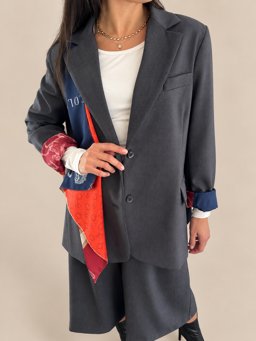 Giacca Tensione In W26J493 - Grigio