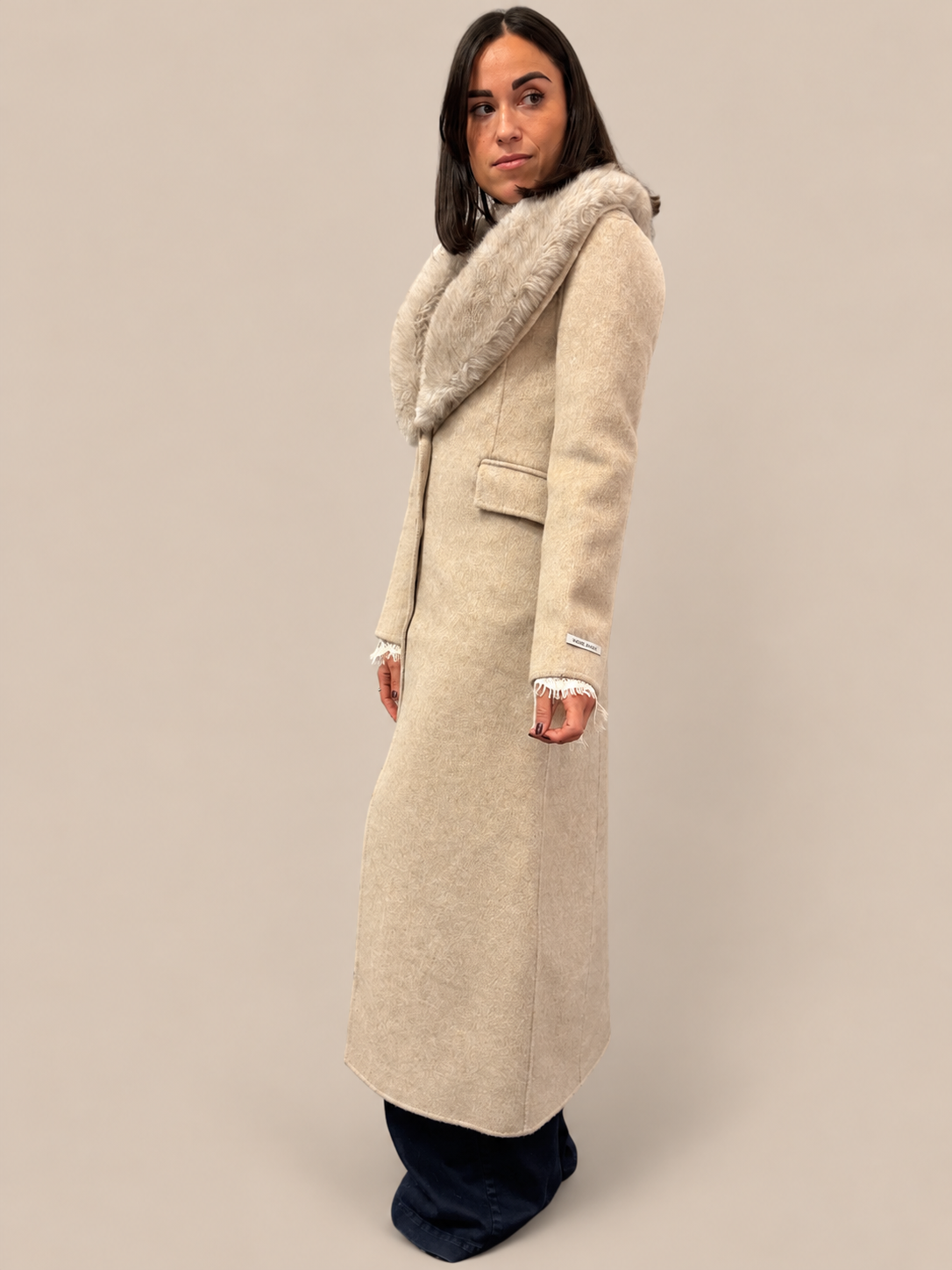 Cappotto misto lana Haveone KID-R001