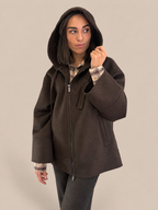Cappotto corto misto lana Vicolo TAC0012