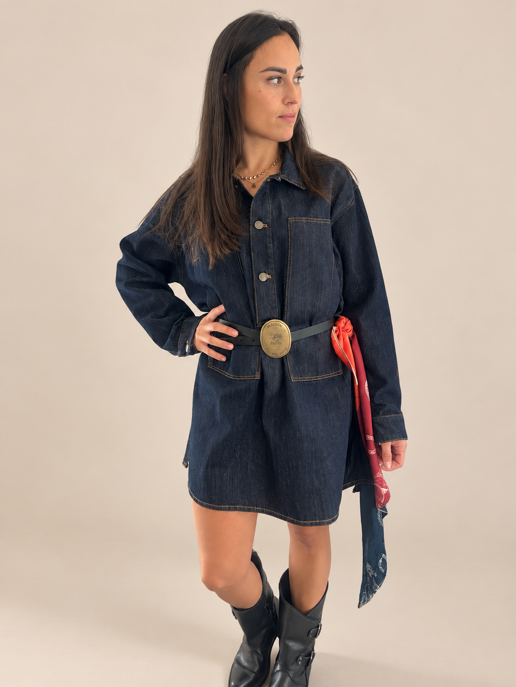 Vestito Jeans Tensione In W26A354