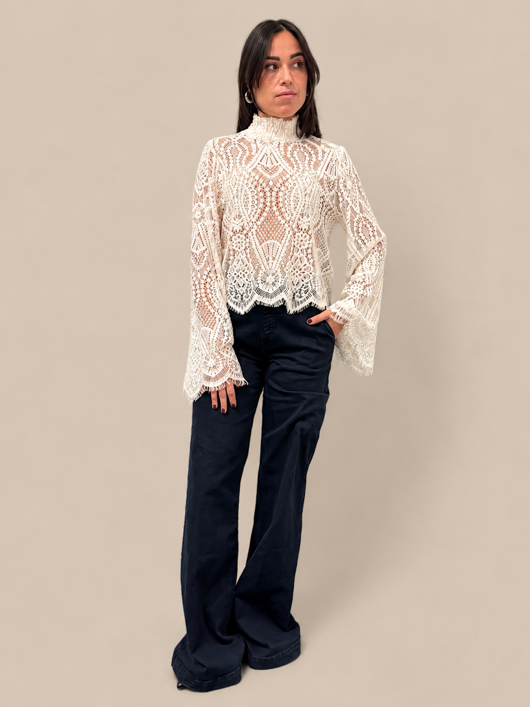 Blusa pizzo Tensione In W26MA16
