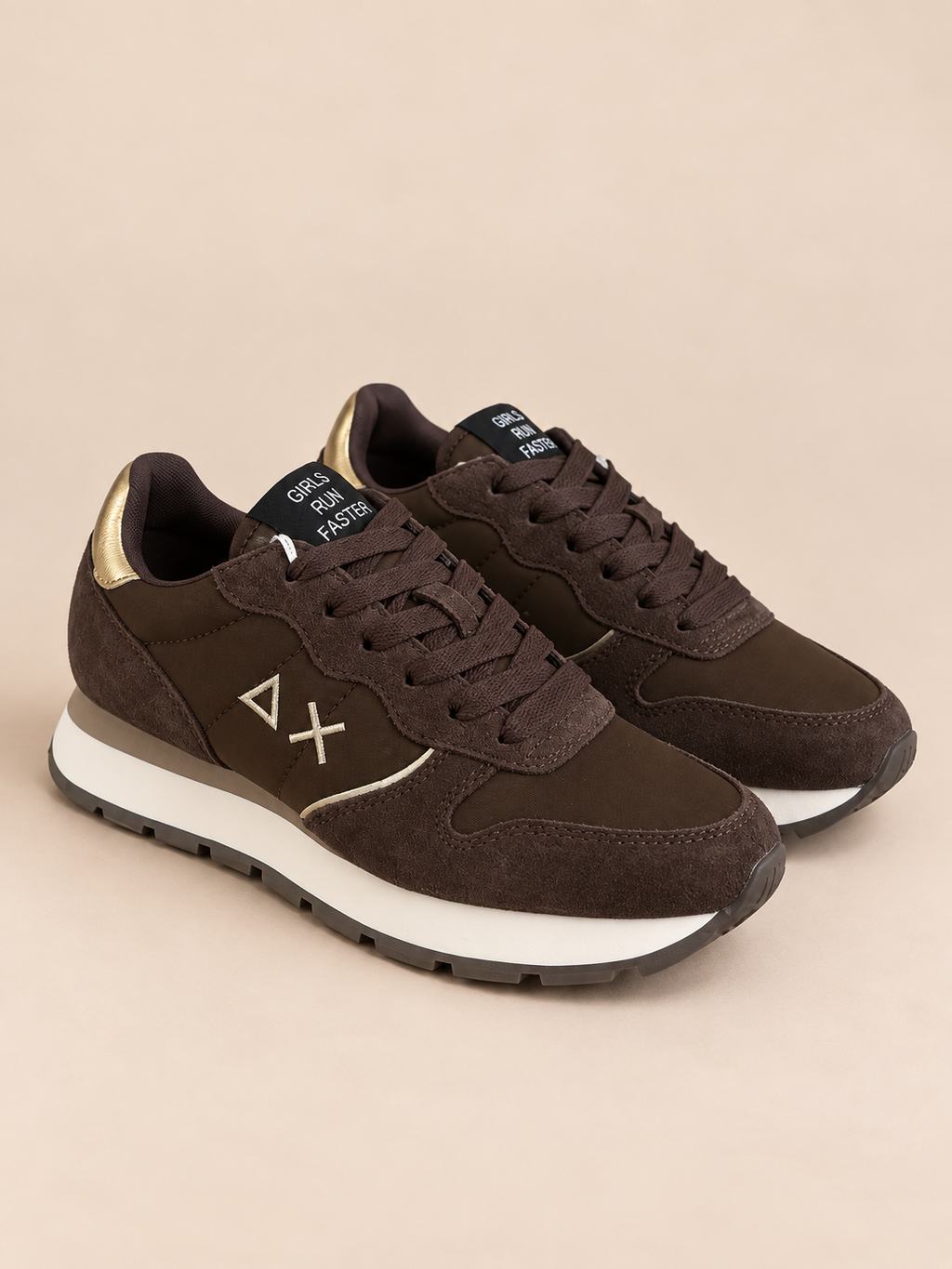Sun68 Ally Silver Gold - Marrone