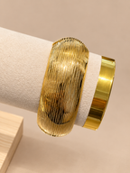 Bracciale Bangle Zigrinato