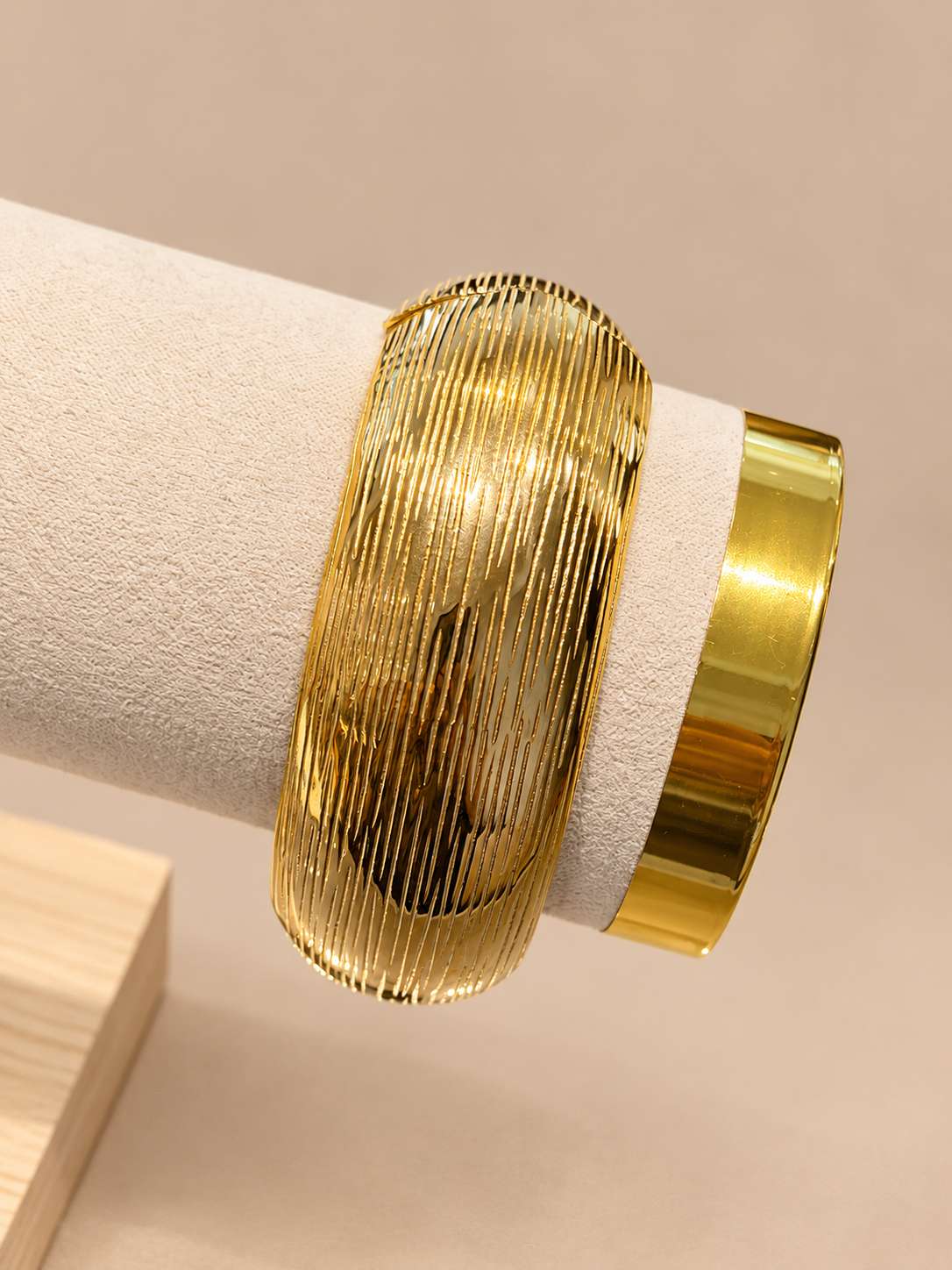 Bracciale Bangle Zigrinato