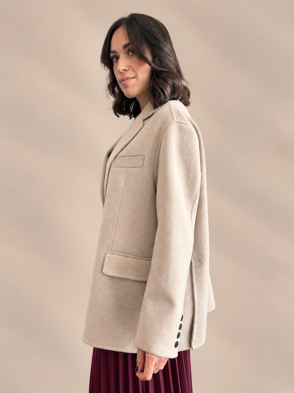 Cappotto misto lana Vicolo TAC0005