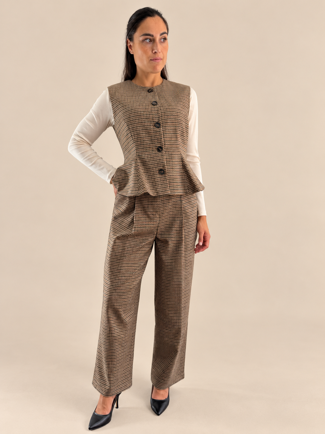 Gilet peplo Tensione In 27D5077