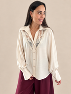 Camicia con pizzo Haveone CDM-R057