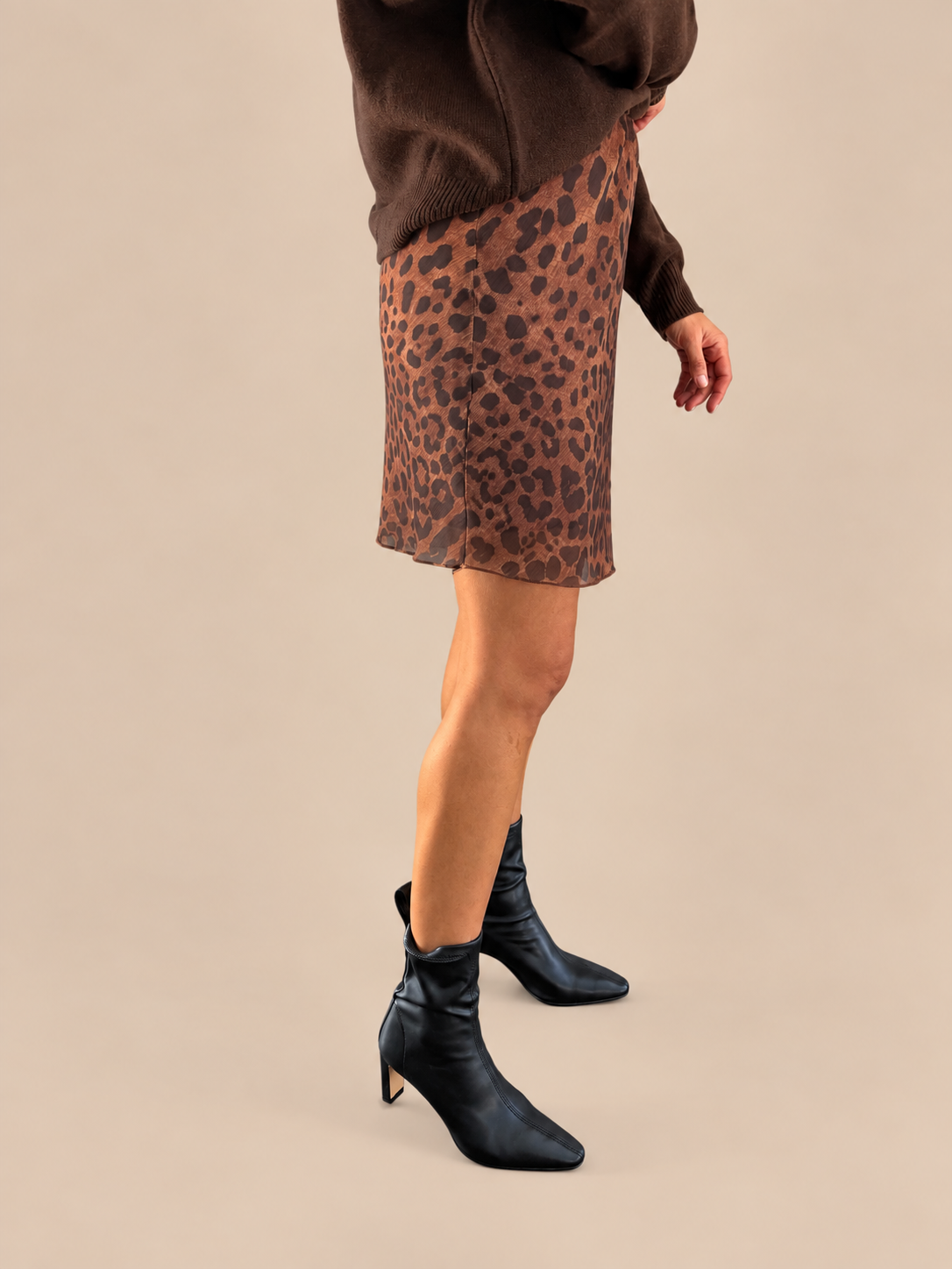 Minigonna Animalier Tensione In FW260023