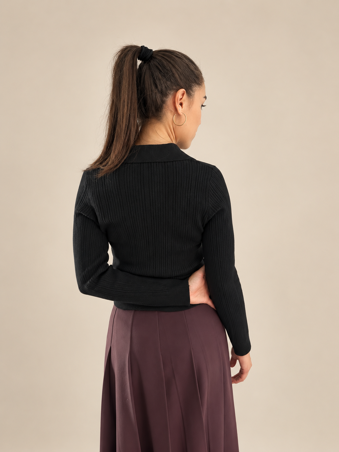 Maglia a costine MNC-R088
