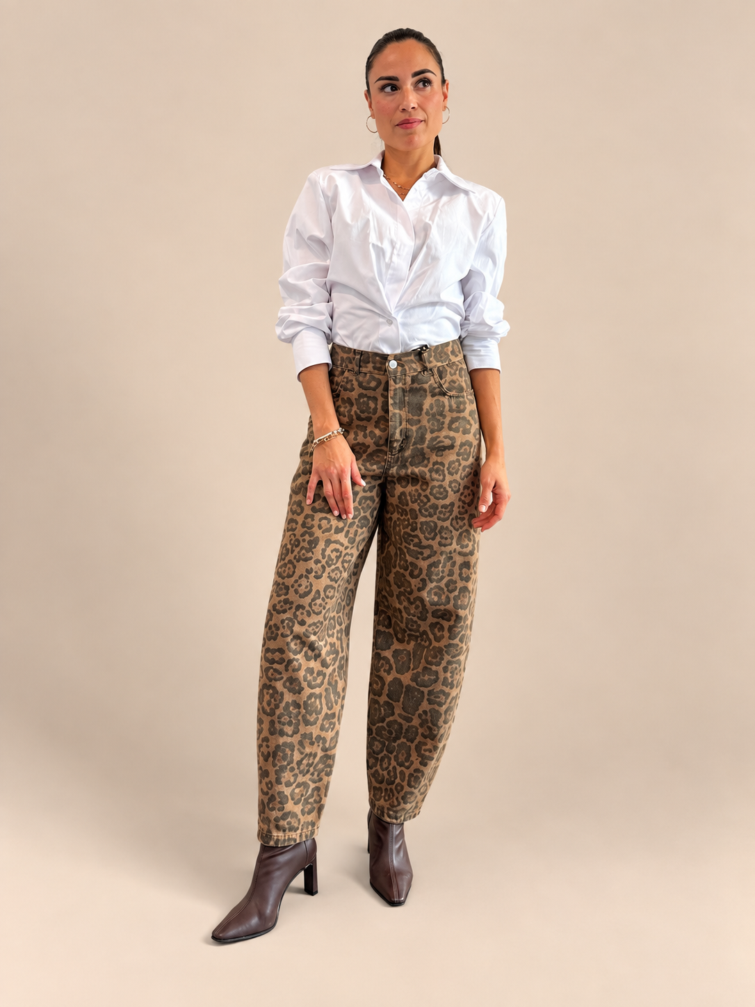 Jeans Bella maculato Haveone PSB-R190