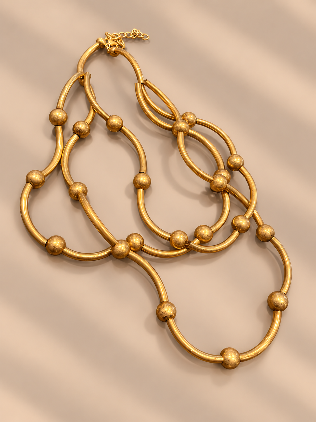 Collana lunga satinata