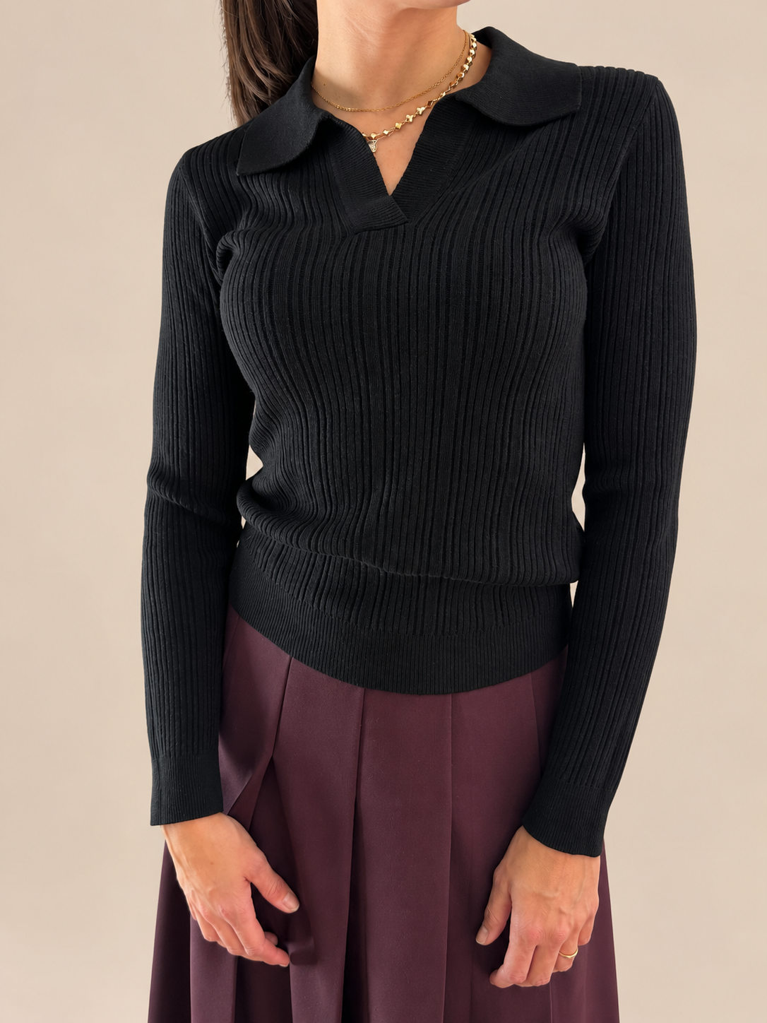 Maglia a costine MNC-R088