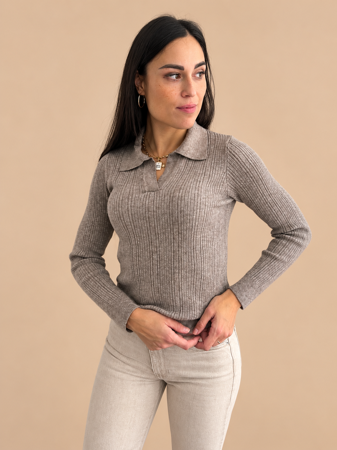 Maglia a costine MNC-R088