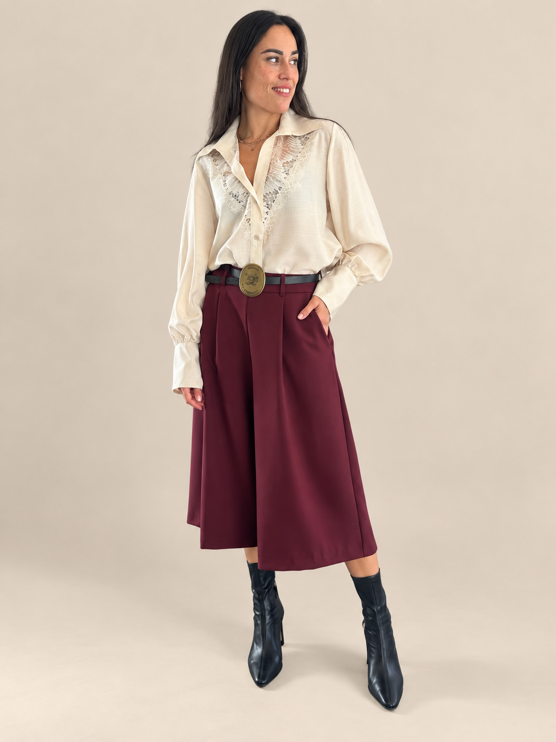 Maxi Bermuda Tensione In W26P498
