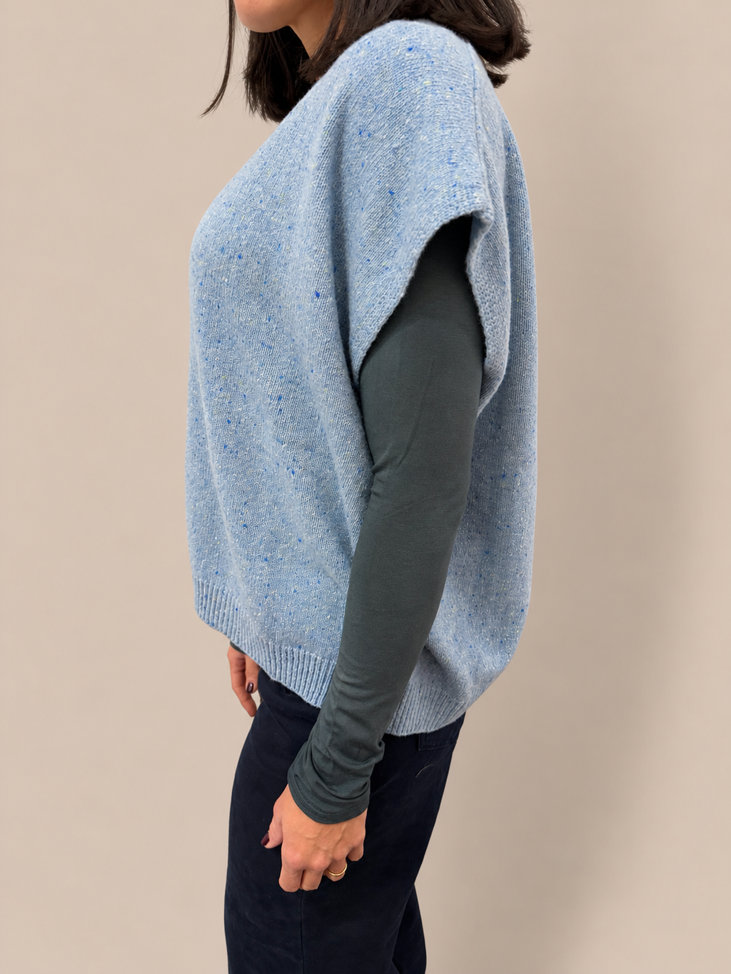 Gilet misto lana Tensione In D82447AI26