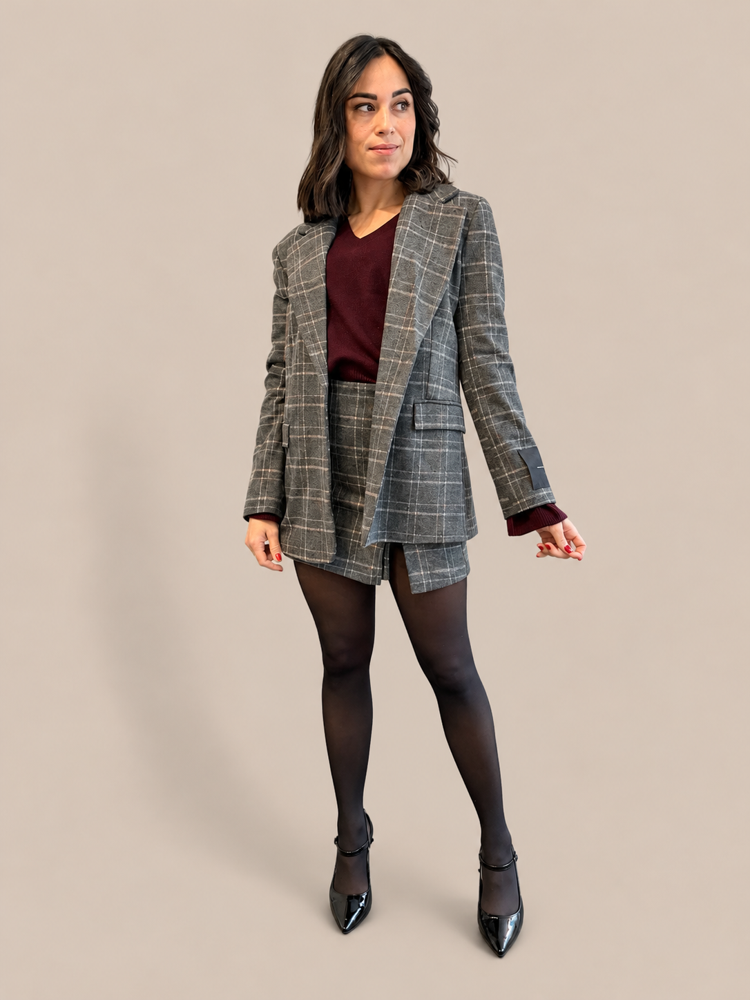 Giacca tartan Tensione In 27B6782