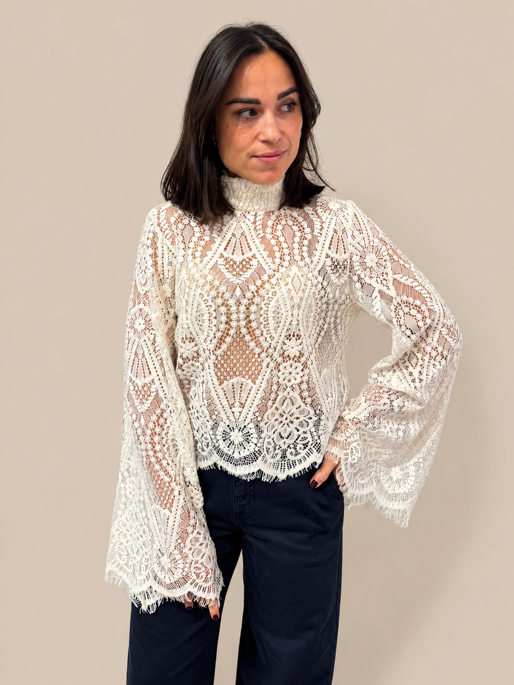 Blusa pizzo Tensione In W26MA16
