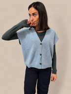 Gilet misto lana Tensione In D82447AI26