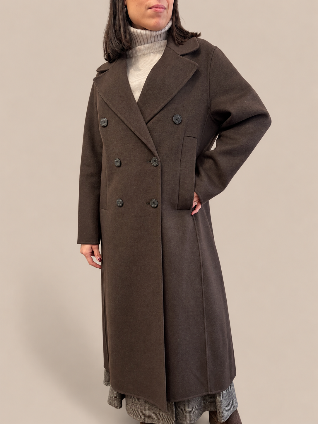 Cappotto misto lana Vicolo TAC0011