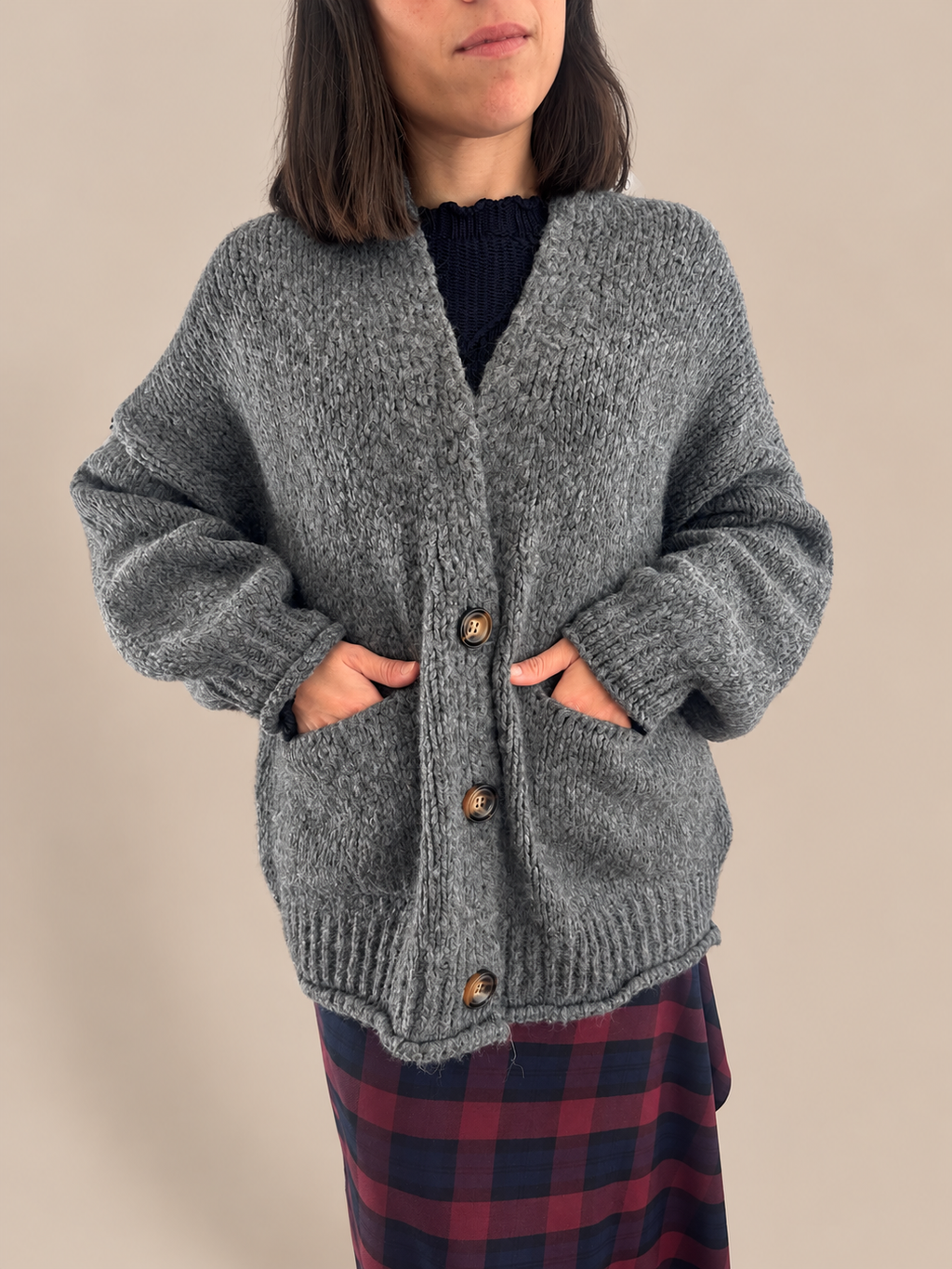 Cardigan over Haveone JIT-R026