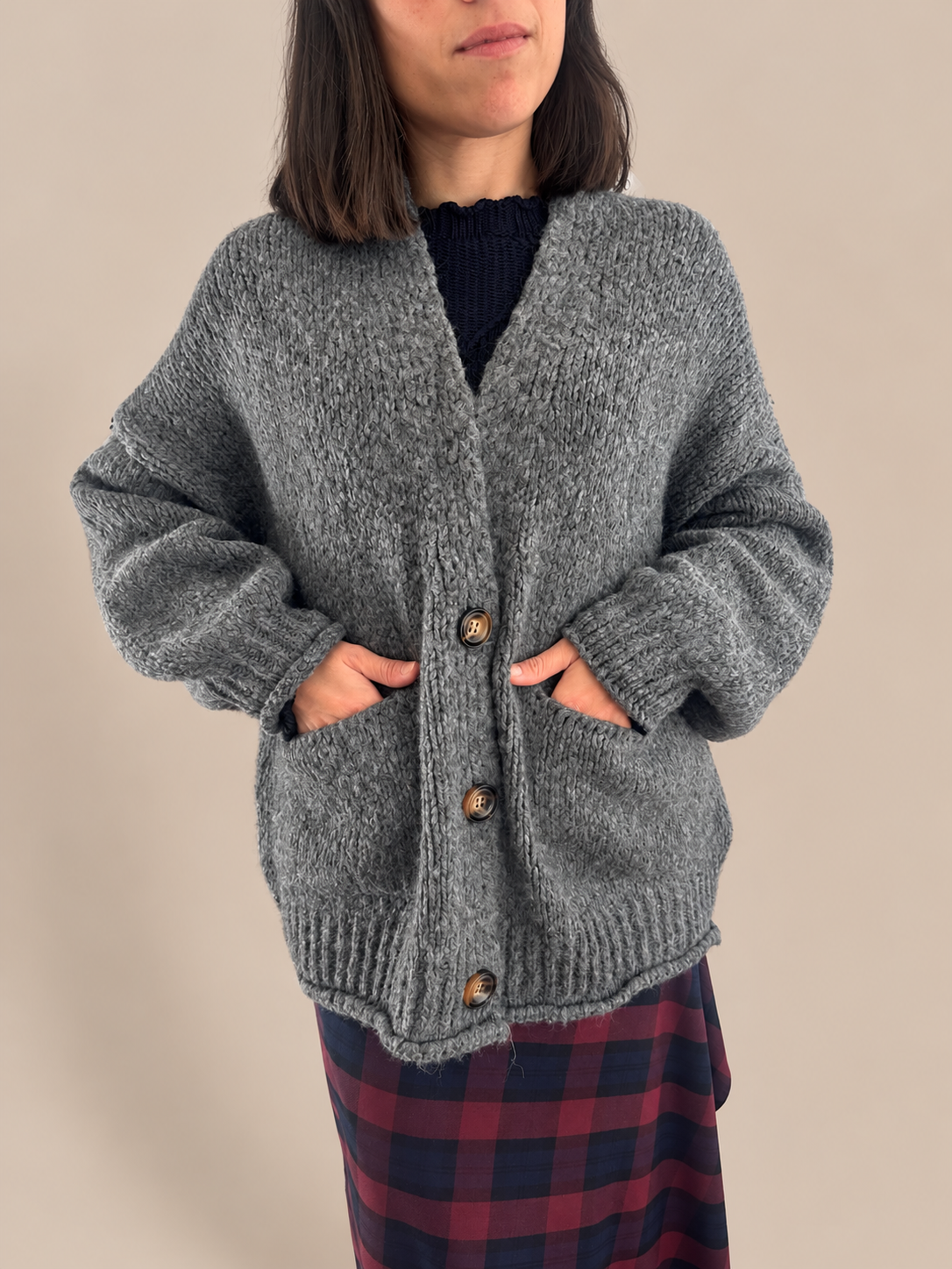 Cardigan over Haveone JIT-R026