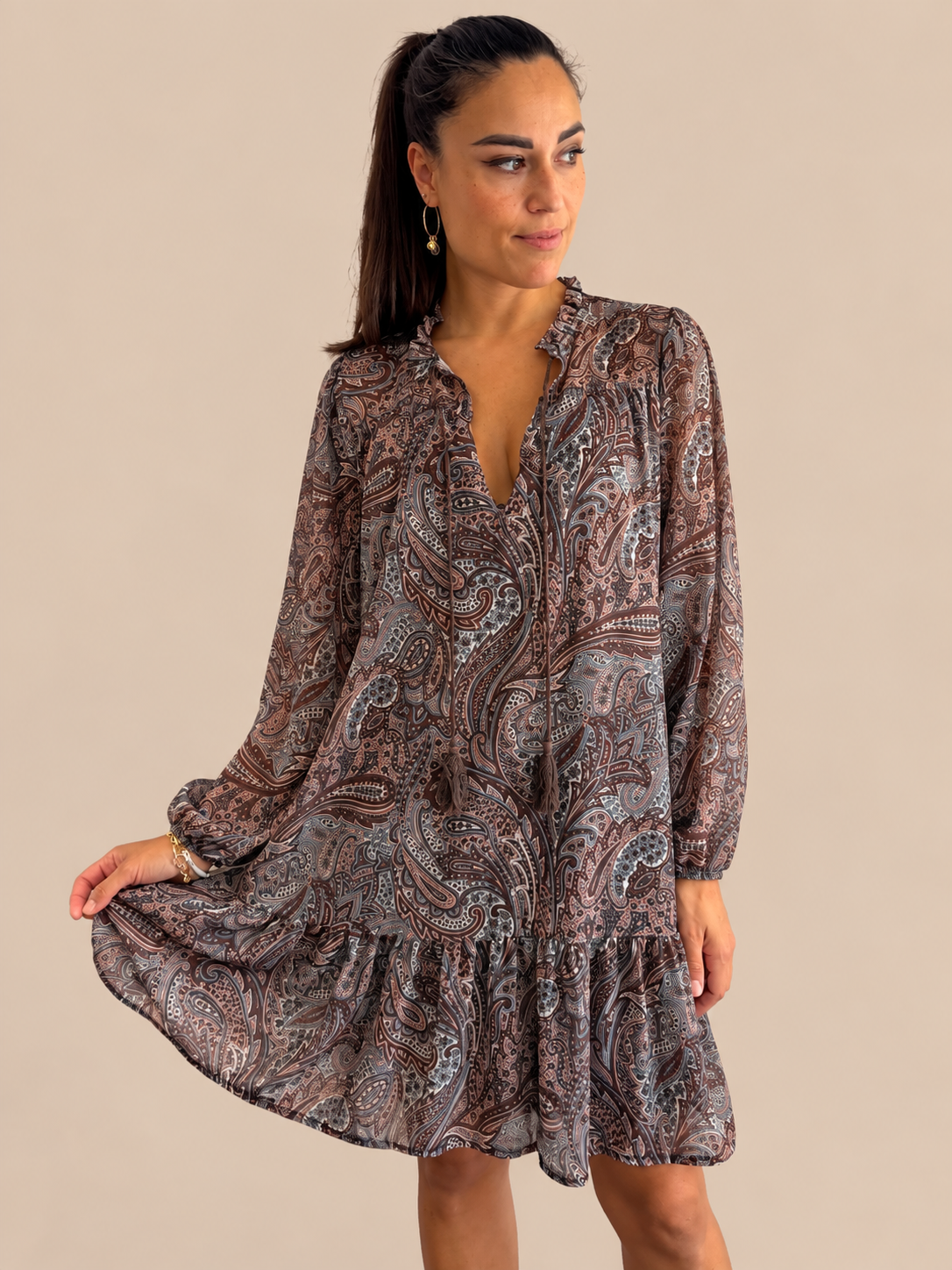 Vestito stampa paisley Two Way AB26WP1115