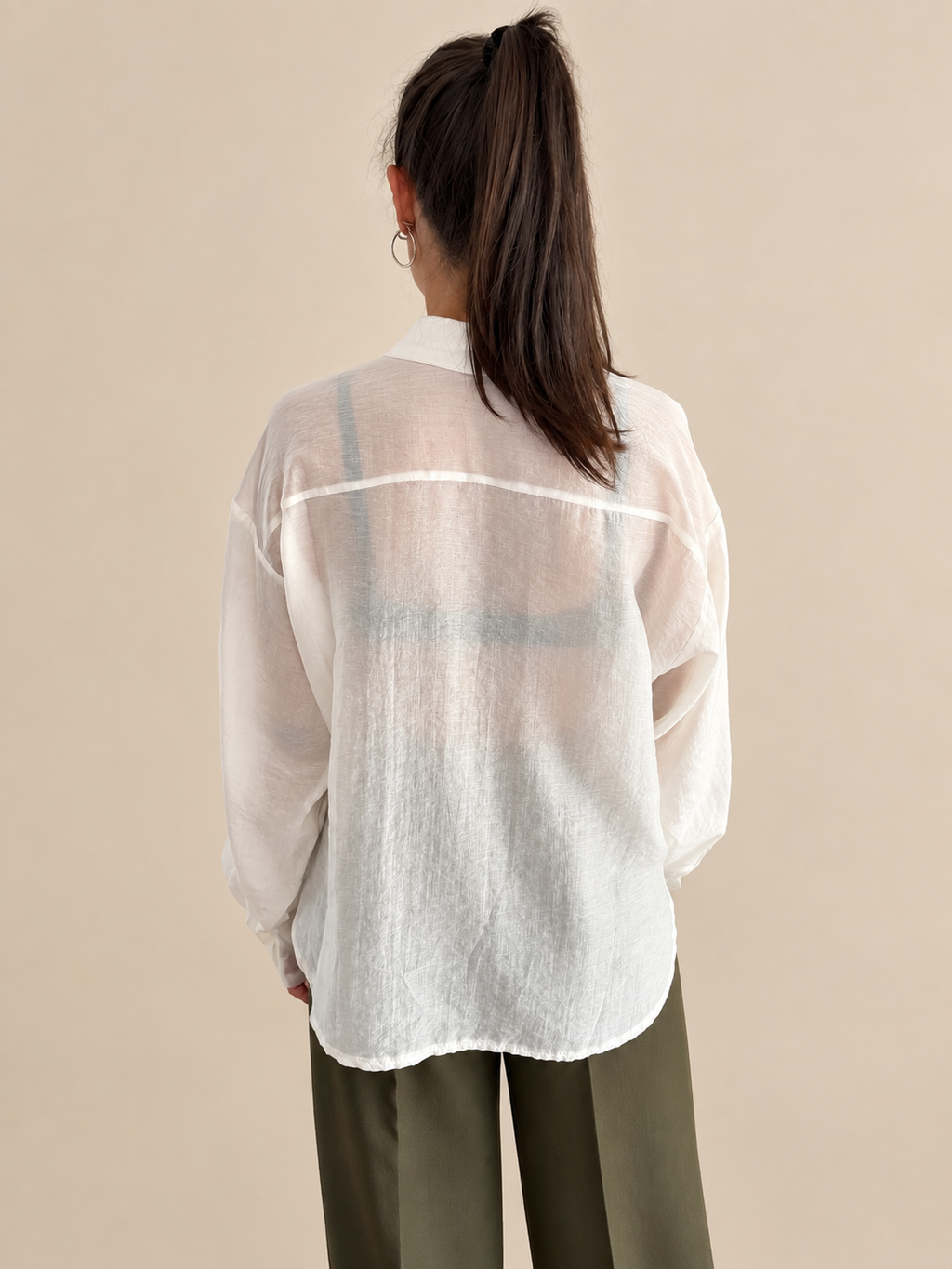 Camicia con taschino Tensione In W26C109CAMP