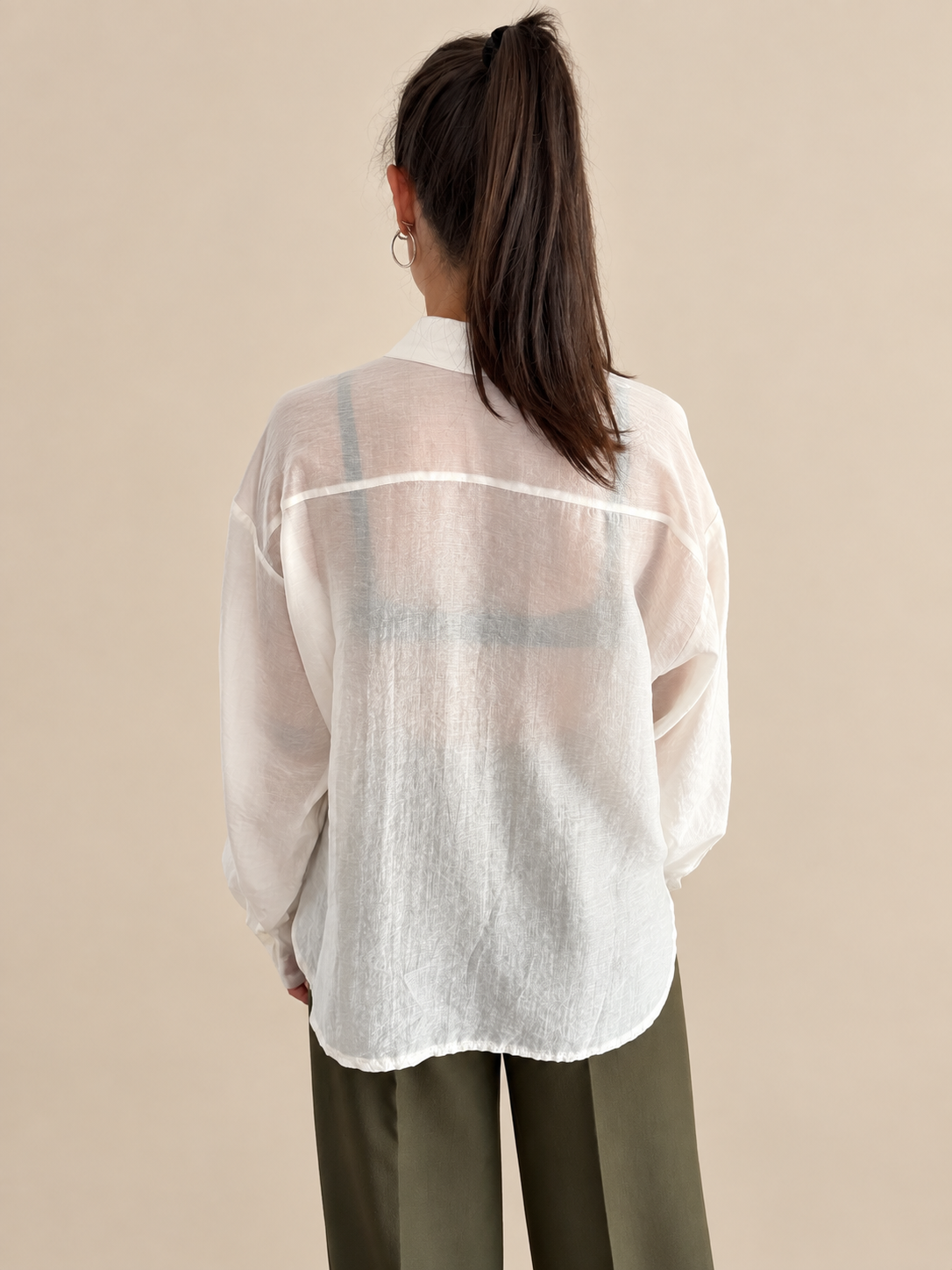Camicia con taschino Tensione In W26C109CAMP
