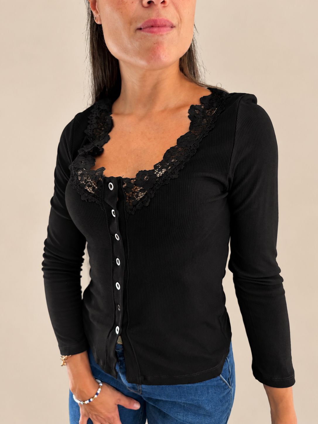 Maglia serafino a costine Two Way WMA26WD2456