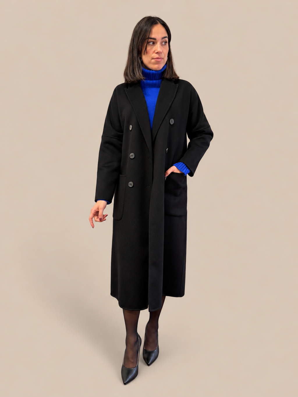 Cappotto misto lana Vicolo TAC0001
