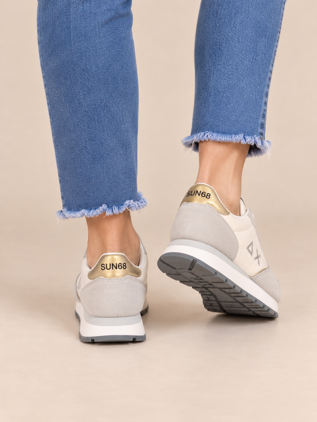 Sun68 Ally Silver Gold - Panna
