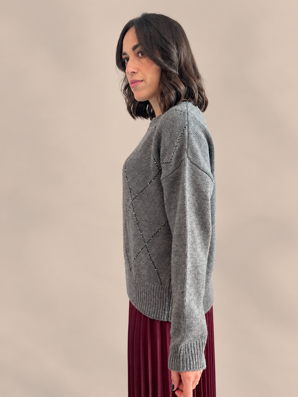 Maglia rombi Tensione In W6HMJ01A400