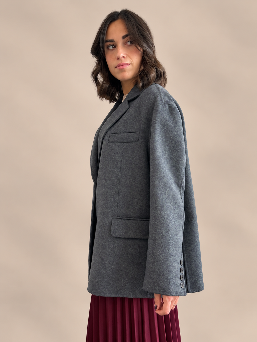 Cappotto misto lana Vicolo TAC0005