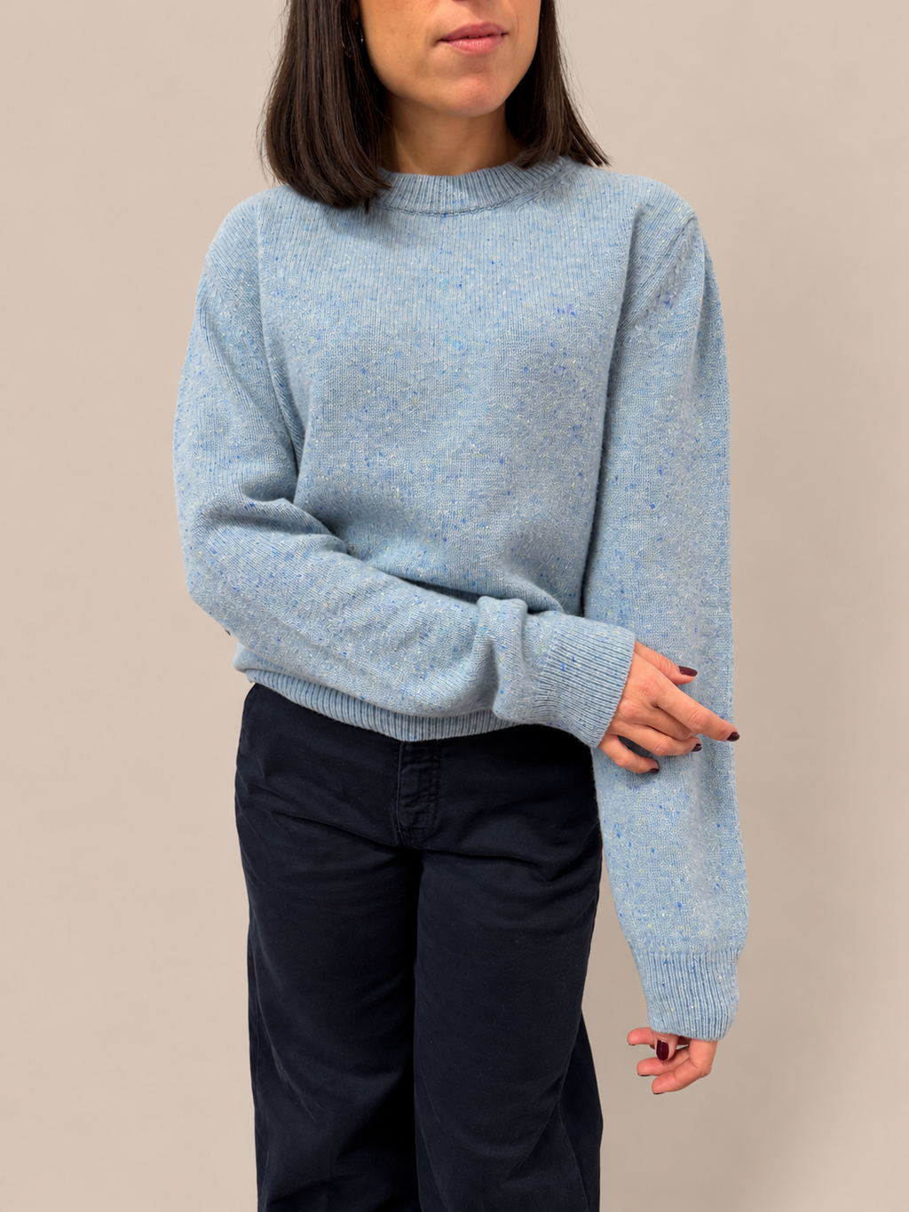 Maglia girocollo misto lana Tensione In D82397AI26