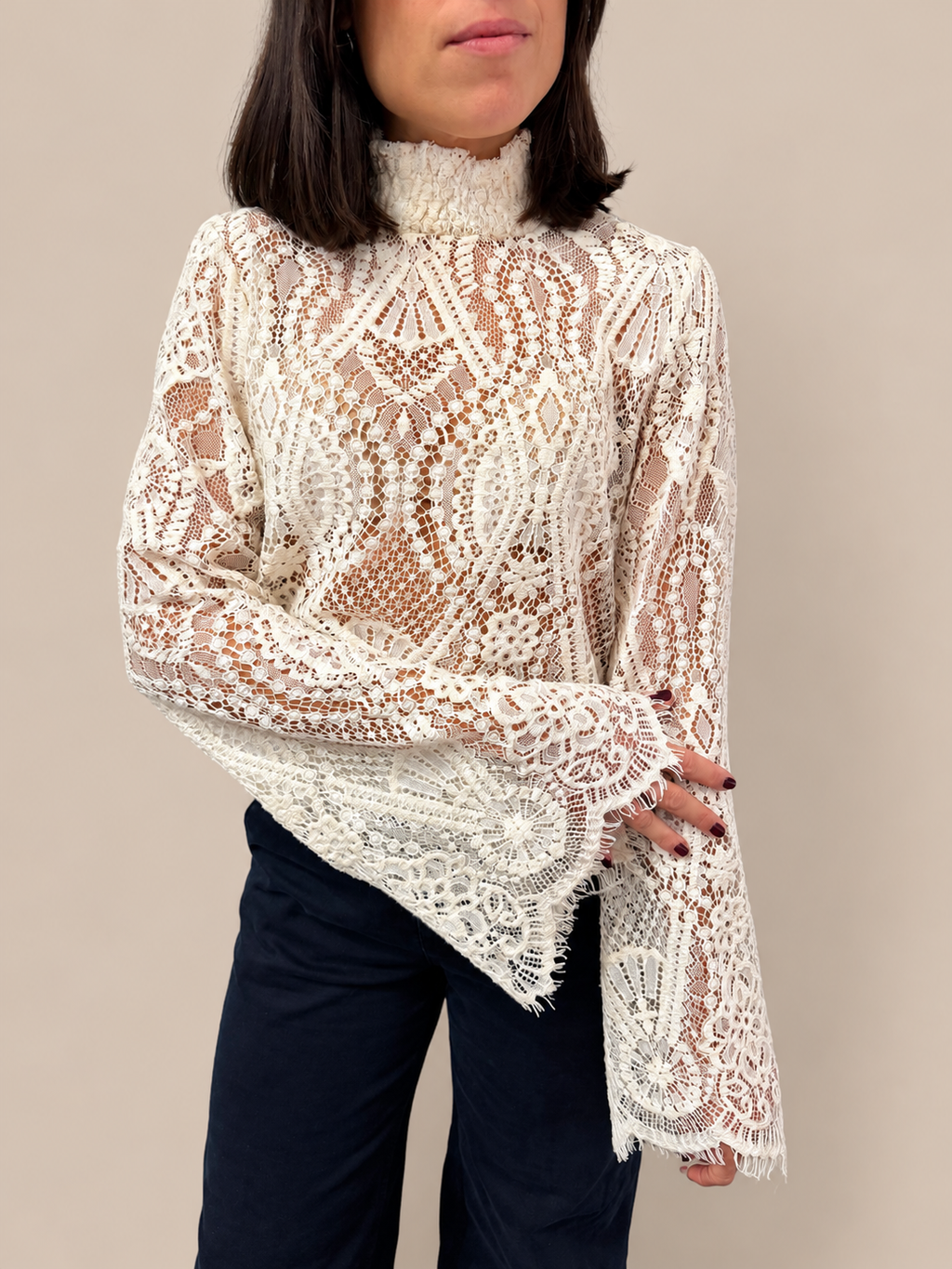 Blusa pizzo Tensione In W26MA16