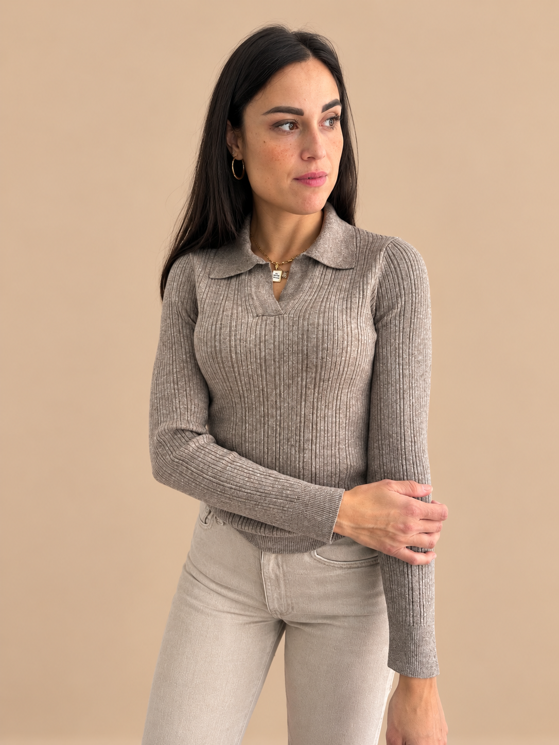 Maglia a costine MNC-R088