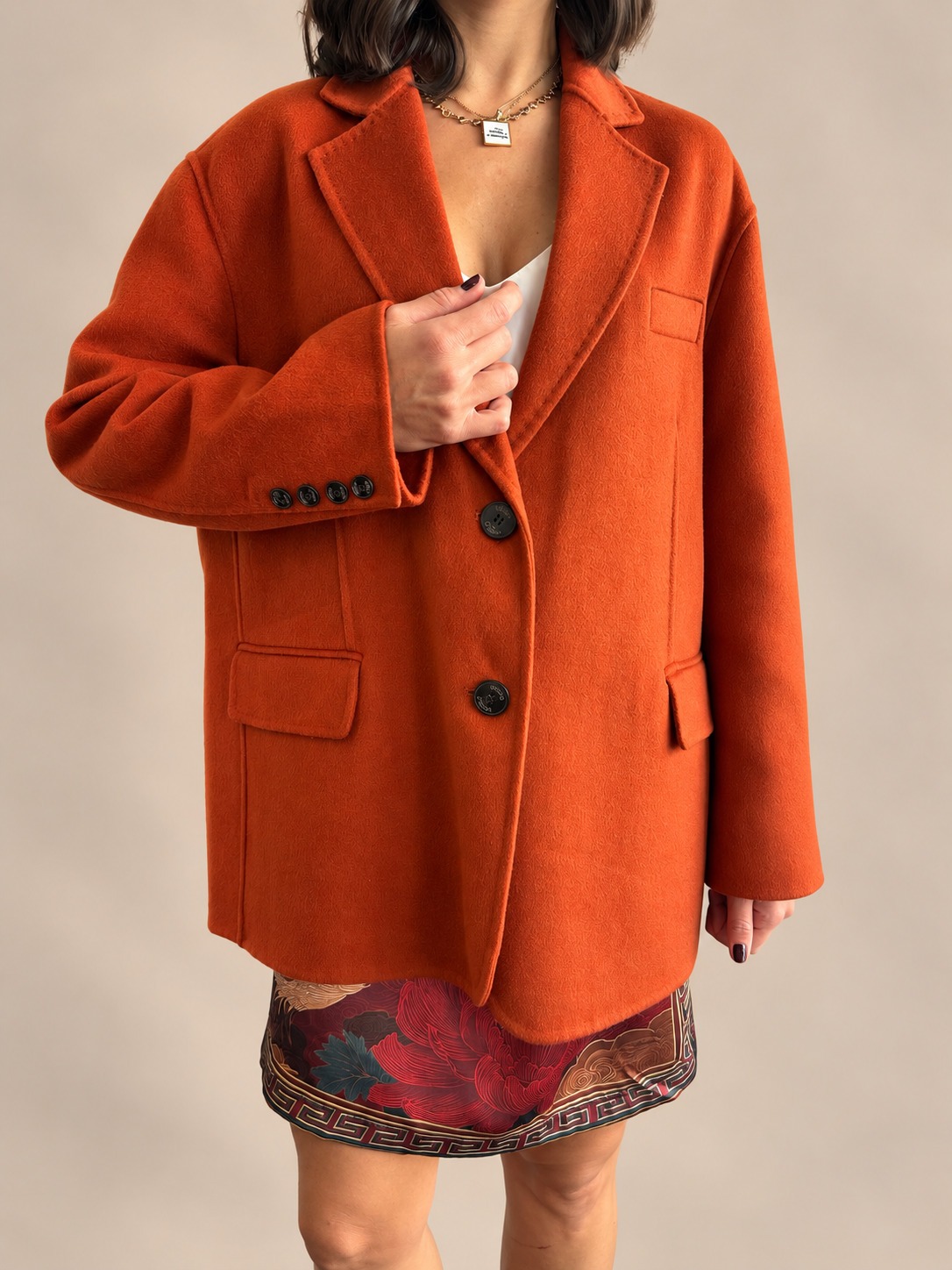 Cappotto misto lana Vicolo TAC0005