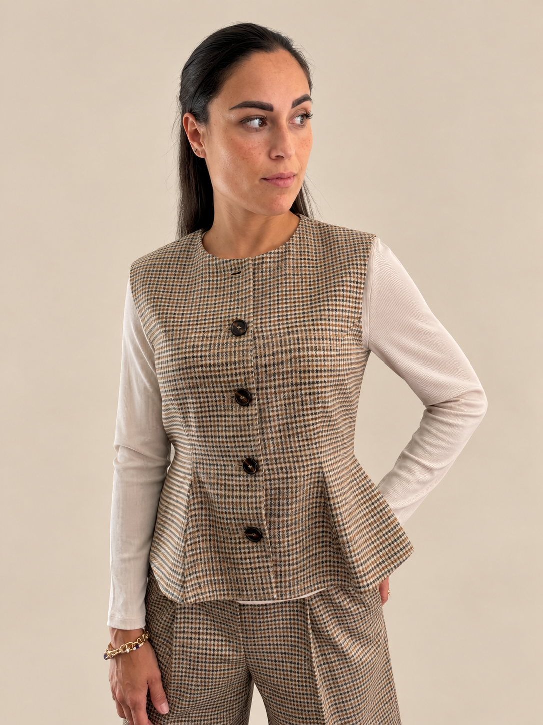 Gilet peplo Tensione In 27D5077