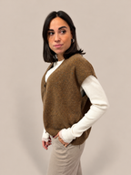 Gilet misto lana Tensione In D82447AI26