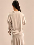 Camicia viscosa Haveone TWG-R003 - Beige