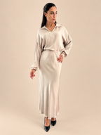 Camicia viscosa Haveone TWG-R003 - Beige
