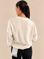 Camicia viscosa Haveone TWG-R003 - Panna