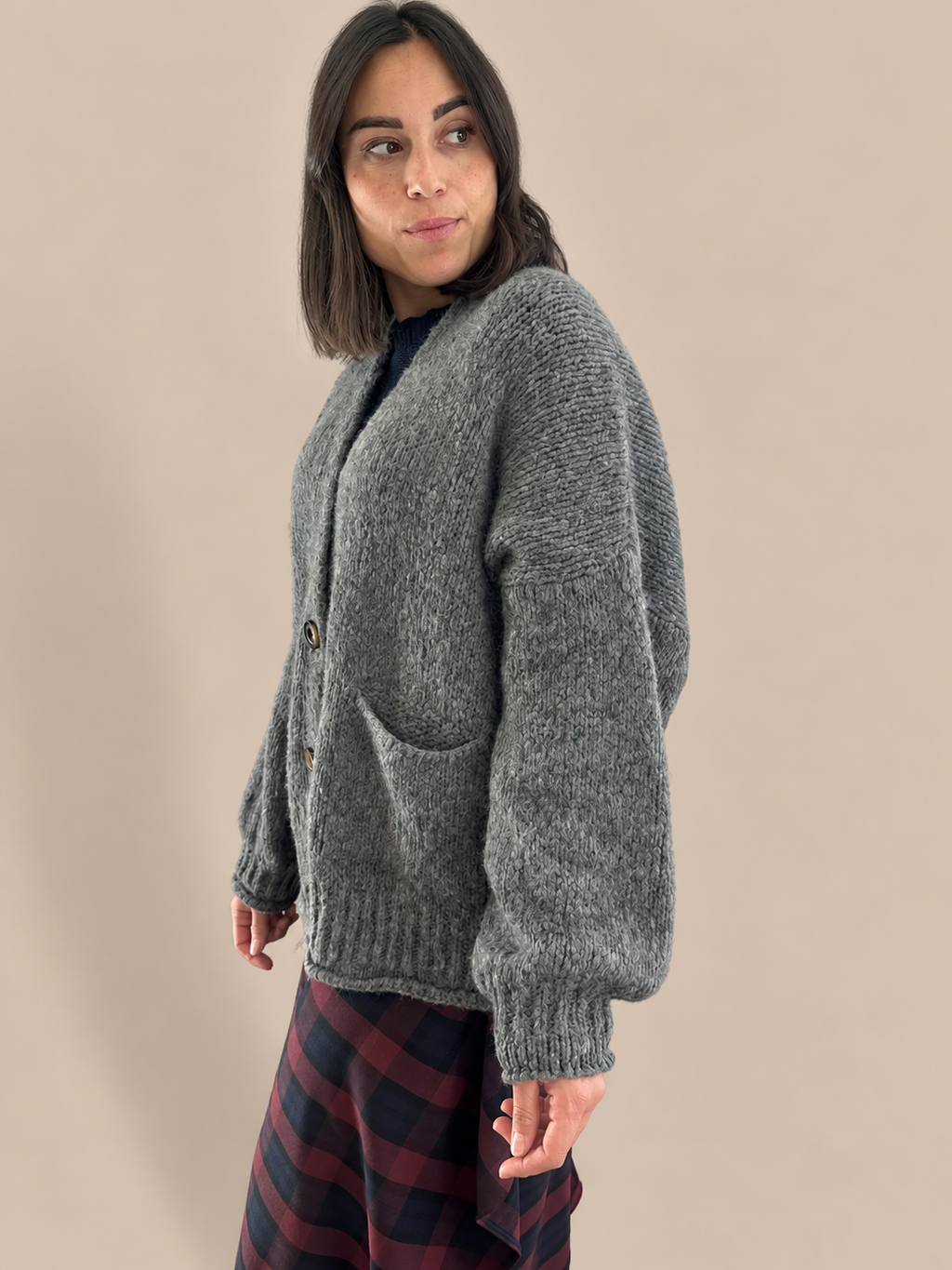 Cardigan over Haveone JIT-R026
