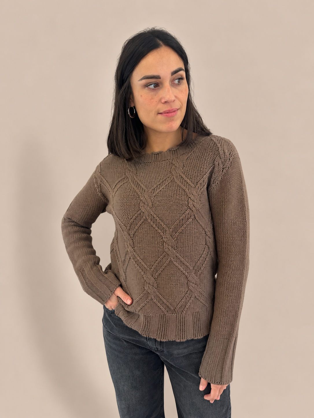 Maglia 100% lana Tensione In WF8555AI26