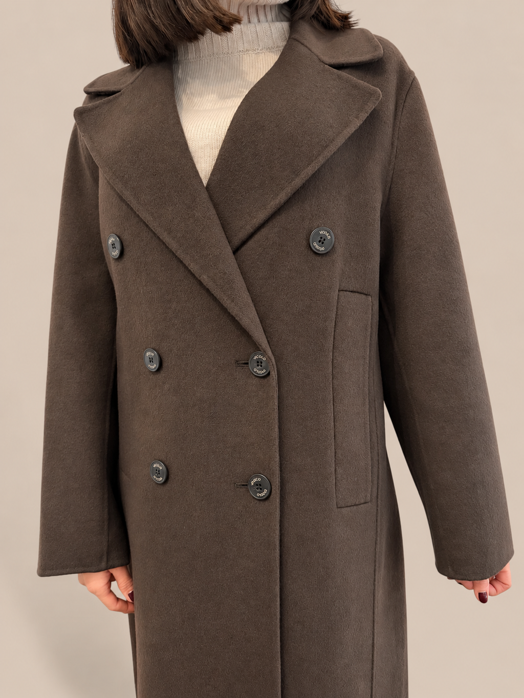 Cappotto misto lana Vicolo TAC0011