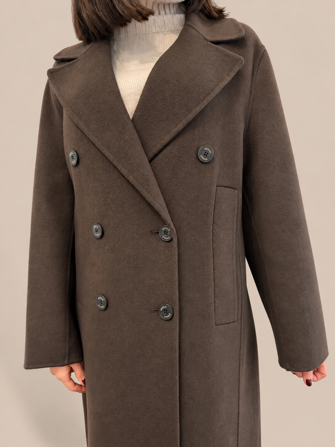 Cappotto misto lana Vicolo TAC0011