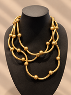 Collana lunga satinata